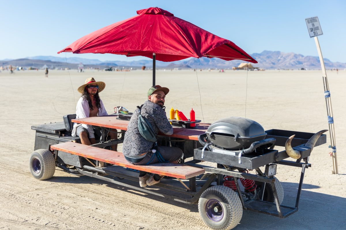 Picnic Table Mutant Vehicle with BBQ