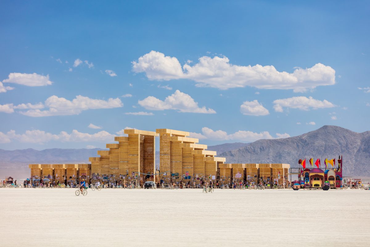 The Temple of Direction by: Geordie Van Der Bosch from: San Francisco, CA year: 2019 The Temple of Direction is organized linearly. It recreates a restricted passage which expands in the center into a large hall. This is a response to the openness of the playa; it creates a space traveled end to ...