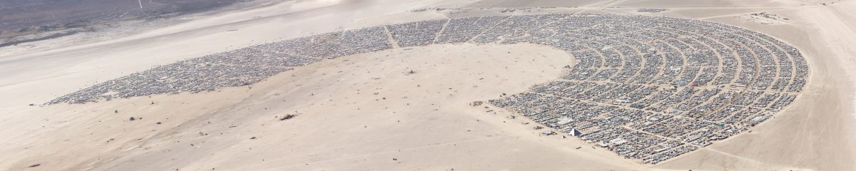 Burning Man Aerial Photo 2019. I shot this while hanging out the window of a small Cessna. The image was shot on Friday August 31, 2019. Thank you to the pilot of the aircraft Purple Haze.