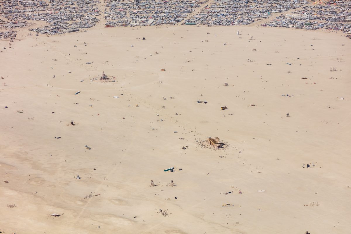 Burning Man Aerial Photo 2019. I shot this while hanging out the window of a small Cessna. The image was shot on Friday August 31, 2019. Thank you to the pilot of the aircraft Purple Haze.