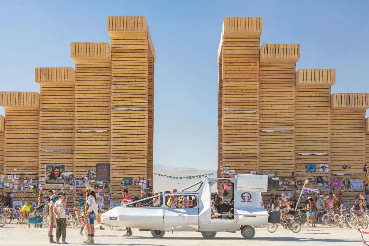 The Temple of Direction by: Geordie Van Der Bosch from: San Francisco, CA year: 2019 The Temple of Direction is organized linearly. It recreates a restricted passage which expands in the center into a large hall. This is a response to the openness of the playa; it creates a space traveled end to ...