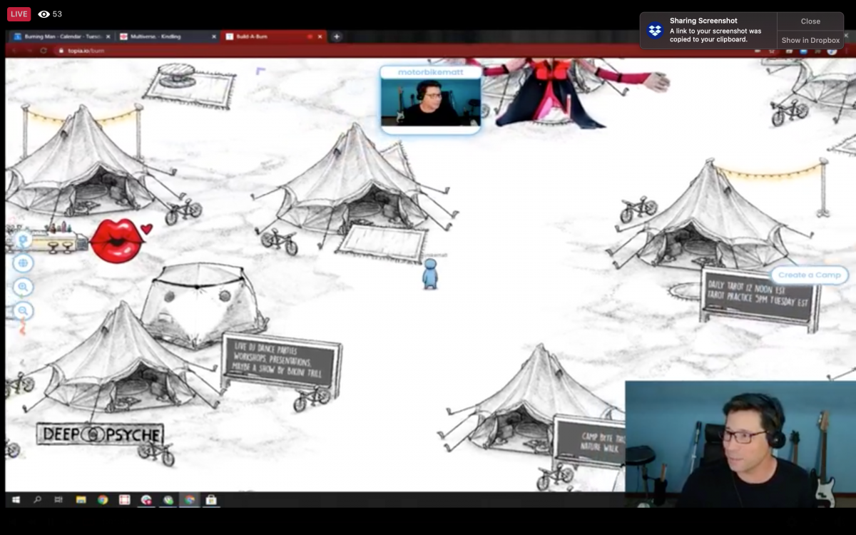 It was really cool that Motorbike Matt was being super helpful and livestreaming himself exploring the various multiverses to help other Burners. I learned quite a bit from this. Thank you Matt!