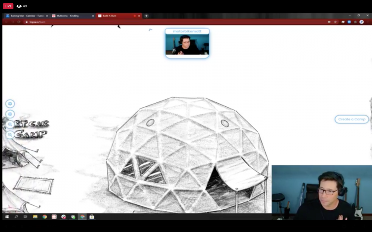 It was really cool that Motorbike Matt was being super helpful and livestreaming himself exploring the various multiverses to help other Burners. I learned quite a bit from this. Thank you Matt!