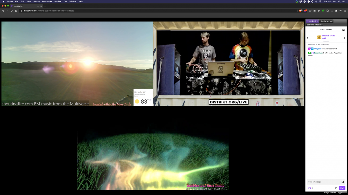 Multiple Twitch Streams