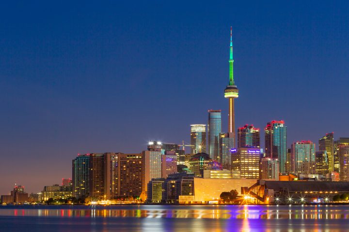 Downtown Toronto at Dawn