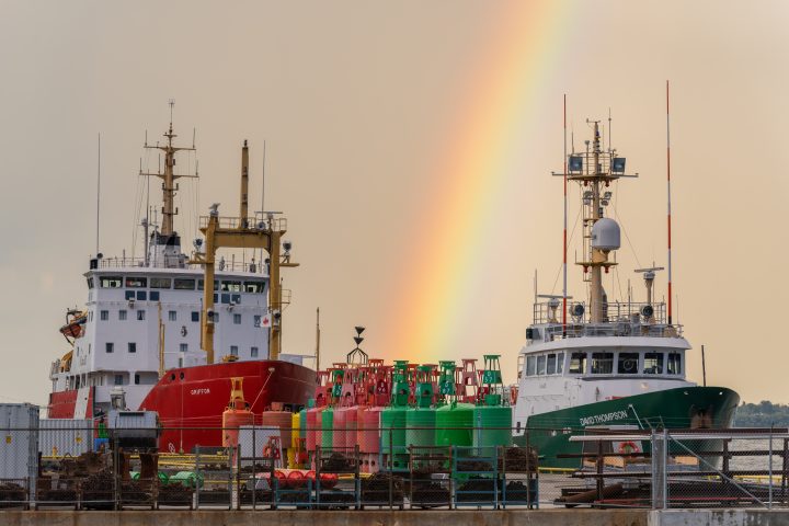Ships and Rainbow