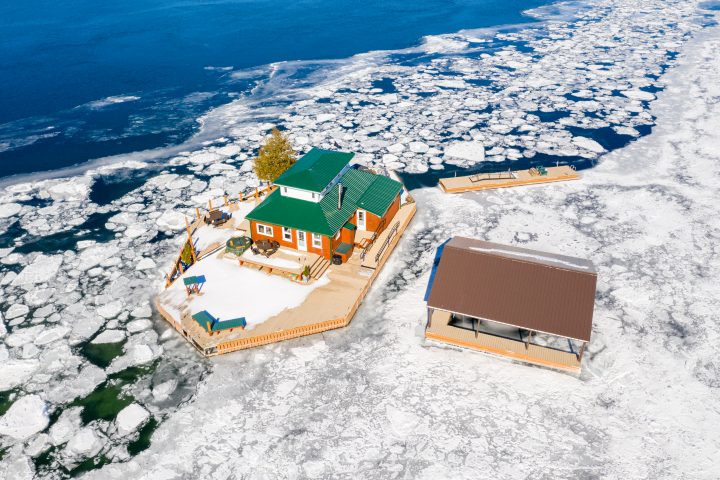 Ice Flow at Small Island