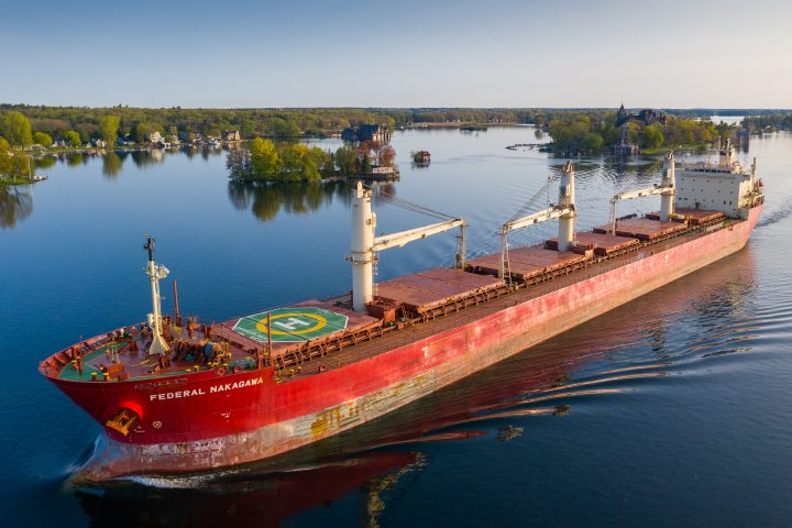 Red Ship and Islands