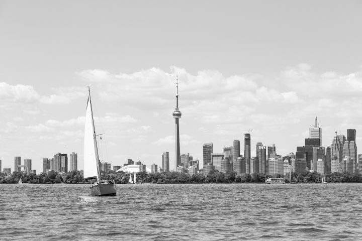 Sailboat and Toronto Skyline