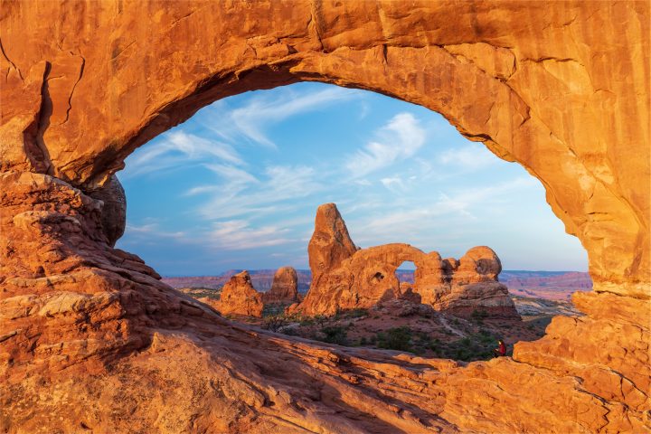 Arch and One Person