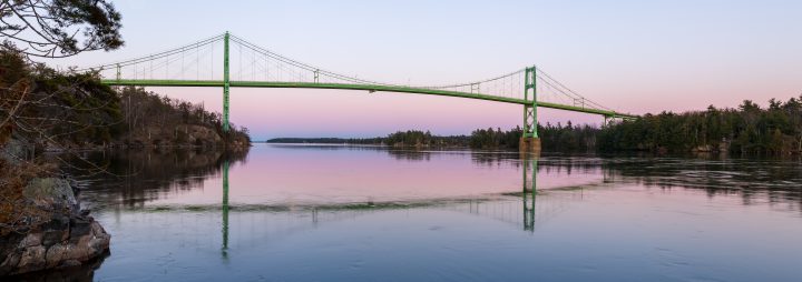 Thousand Islands Bridge at Dusk