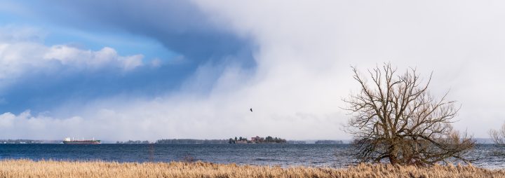 Singer Castle and Approaching Storm
