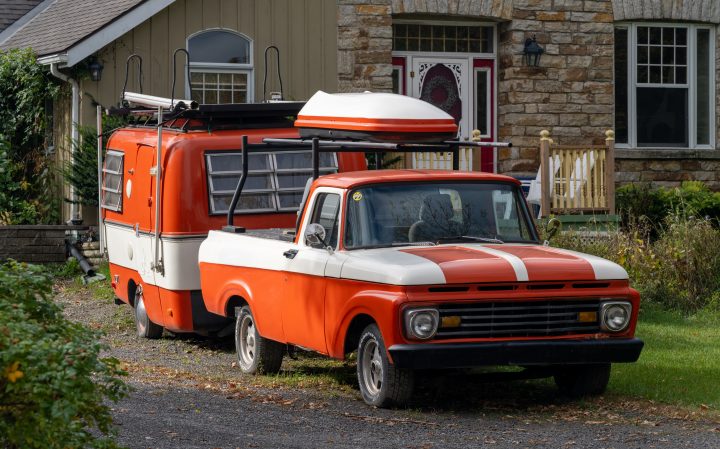 Vintage Truck and Camper