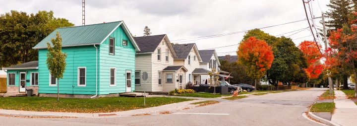 Teal Home and Fall Color