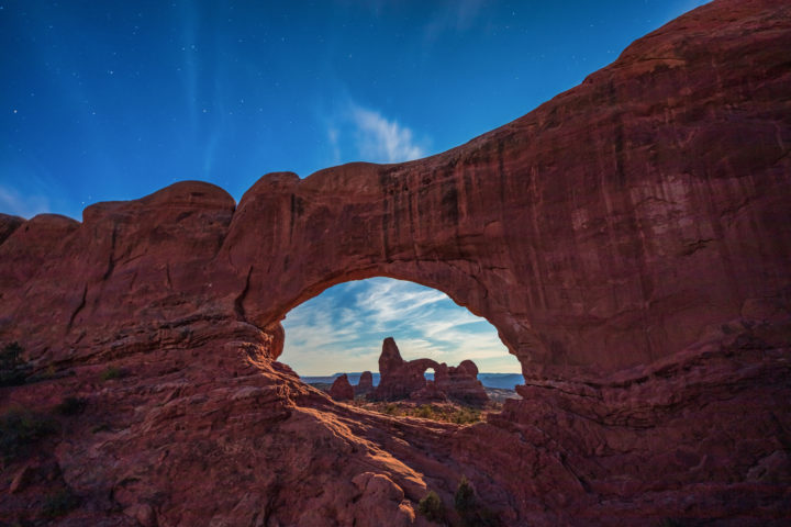 Arch Under Moonlight