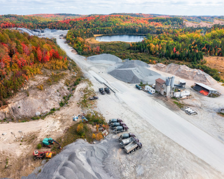 Cement Plant and Fall Color