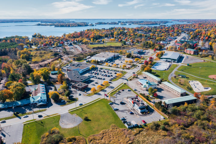 Small Town and Fall Color