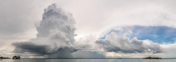 Storm and River Panorama