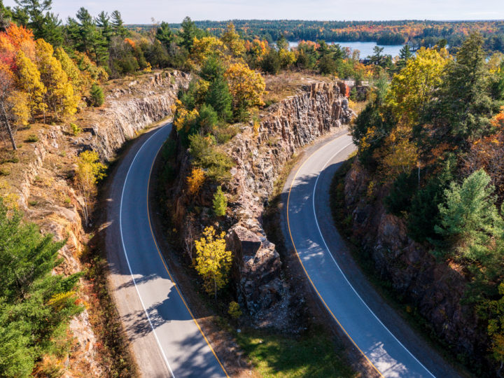 Two Roads Cut Through Stone