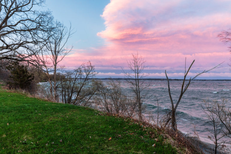 Dramatic Sky and Whitecaps