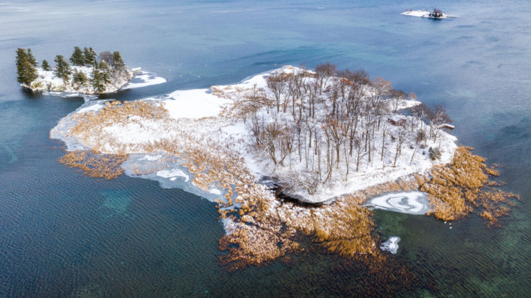 Three Small Islands in the Narrows