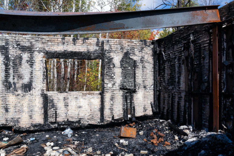 Inside Burnt Church
