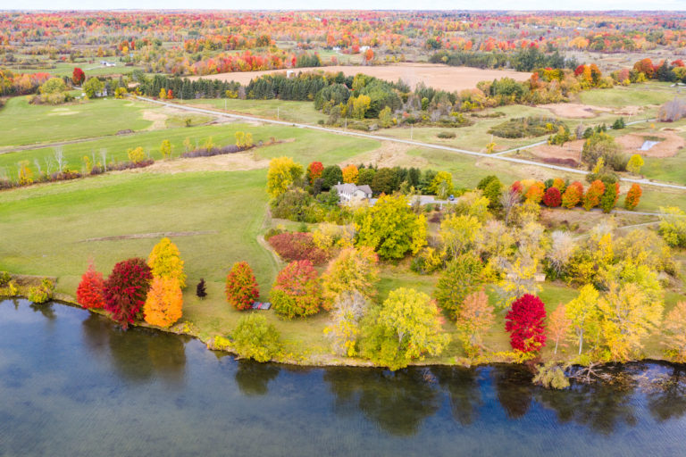 Rural Ontario Home and Fall Color