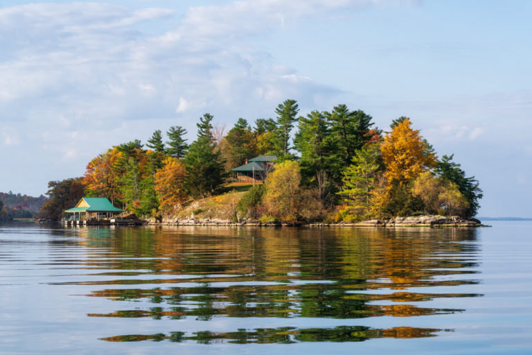 Private Island and Fall Color