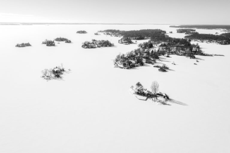 Islands in the Admiralty Group Black and White