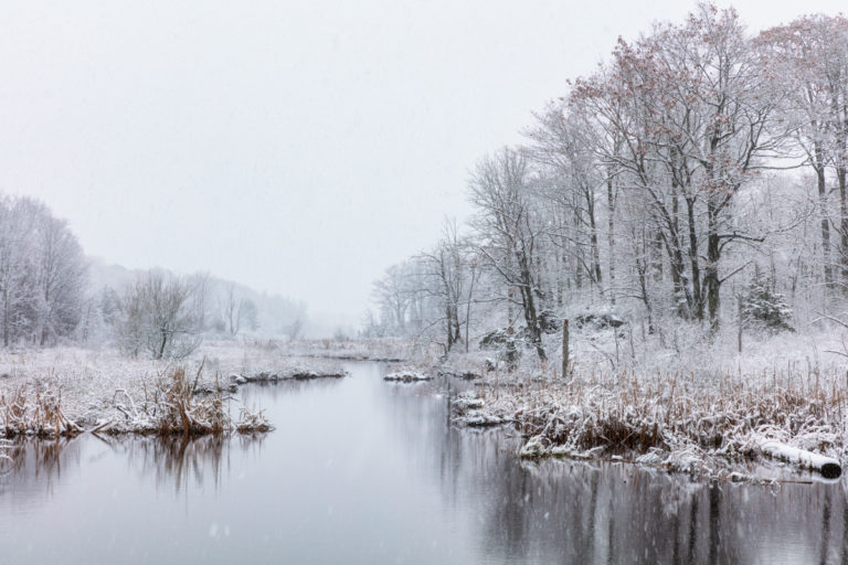 Snow and Creek