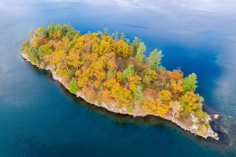 Island and Fall Color