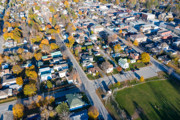 Homes in Small Town