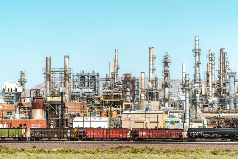 Oil Refinery and Train Duncan.co