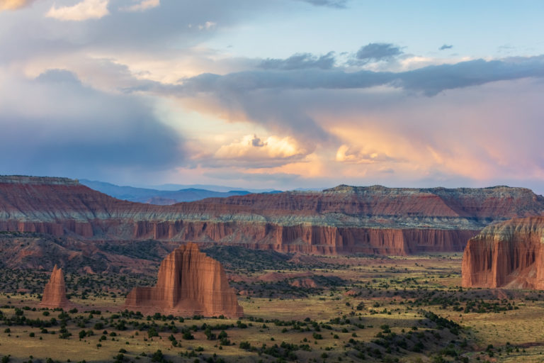 Dramatic Sky and Valley