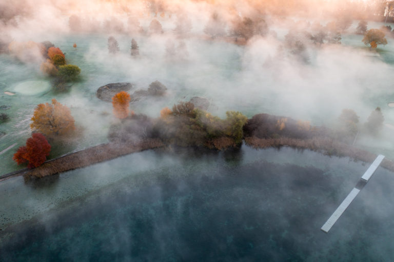 Morning Fog at the Golf Course