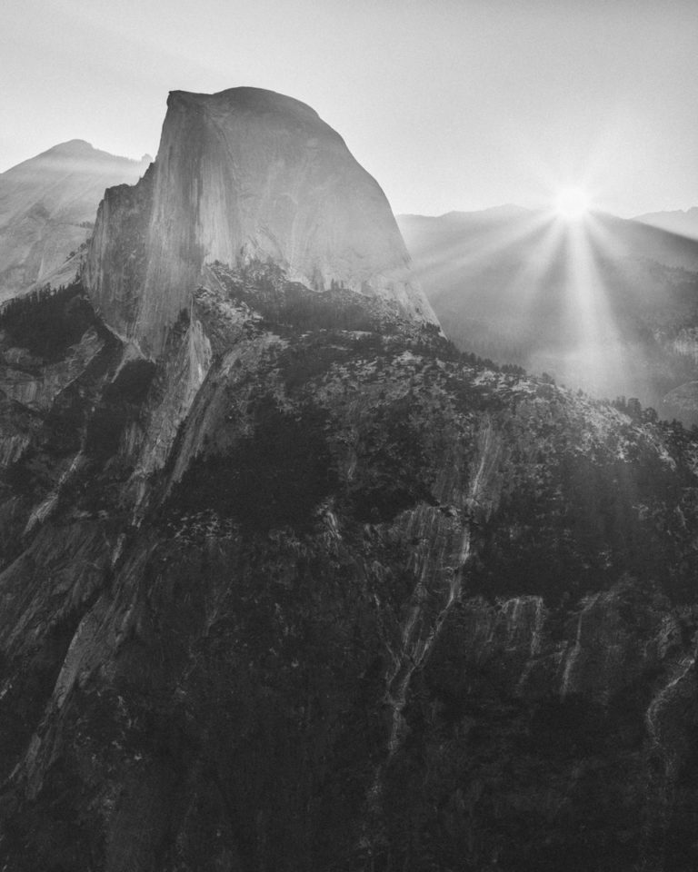 Glorious Half Dome Sunrise