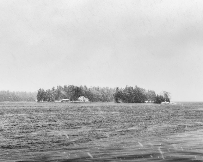 Cozy Cottage in the Thousand Islands during a Snowstorm