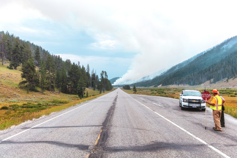 Fire Stop in Yellowstone