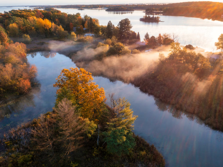Misty Morning on the St. Lawrence River