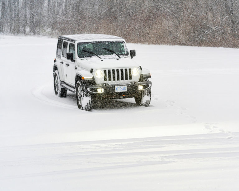 Jeep in the Snow