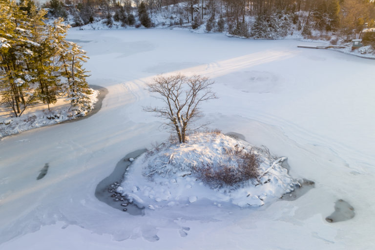 Small Majestic Winter Island