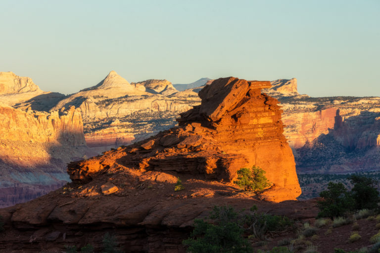 Geological Glow in Capitol Reef
