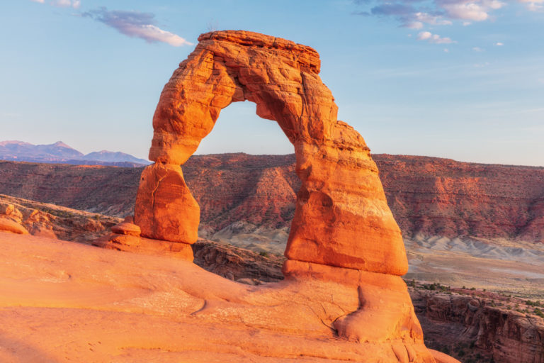 Warm Glow at Delicate Arch