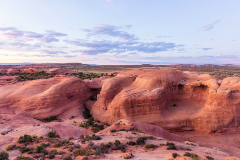 Twilight in Stone: A Sandstone Landscape