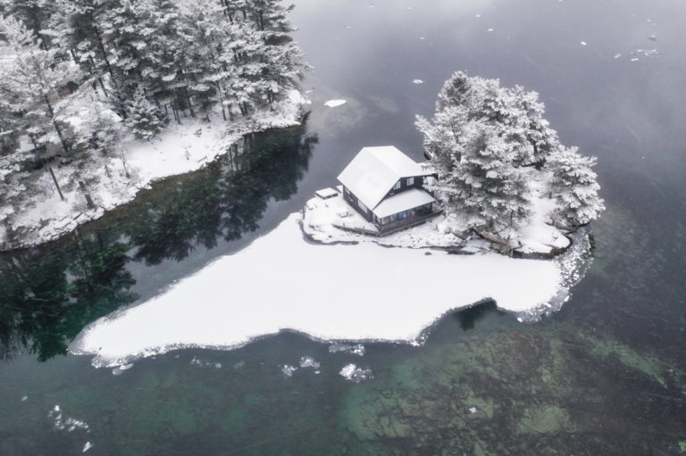 Charming Winter Hideaway on a Tiny Island