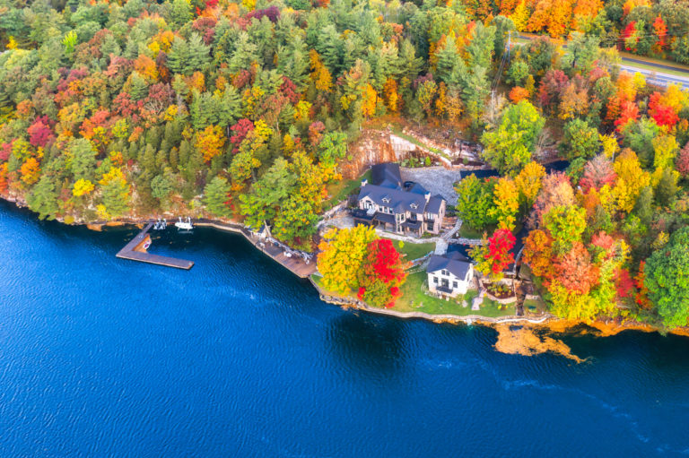 River’s Edge Manor: Aerial View
