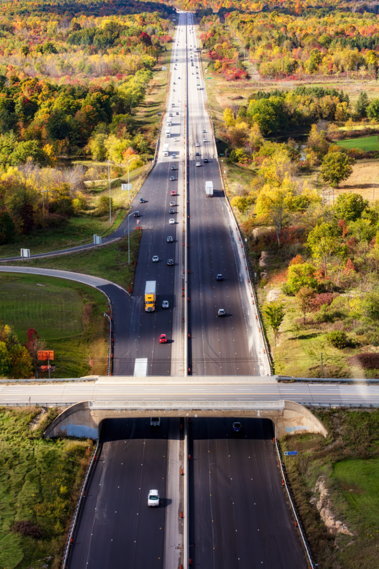 Autumn Aerial on the 401