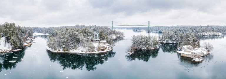 Snowy Tranquility in The 1000 Islands