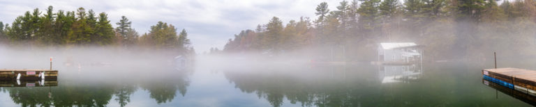 Misty Morning in Thousand Islands