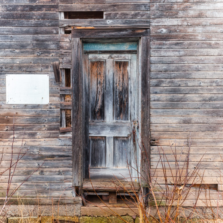 Sun-Faded Door